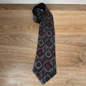 St. Stefano 100% Silk Made in Italy Geometric Print Men's Neck Tie